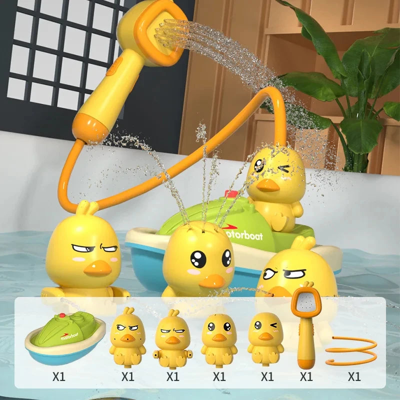 Floating Duck Squad Bath Toy Set