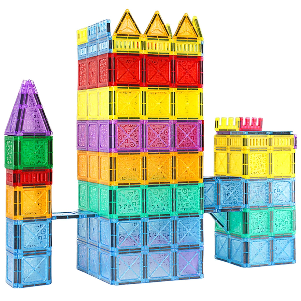 Magnetic Building Blocks Tiles Set
